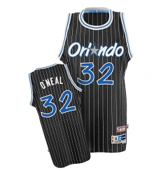 Youth Nike Orlando Magic #32 Shaquille O'Neal Swingman Black Throwback NBA Jersey