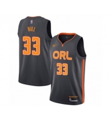 Youth Orlando Magic #33 Grant Hill Swingman Charcoal Basketball Jersey - 2019 20 City Edition