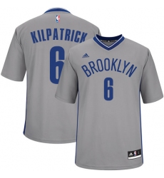 Men's Adidas Brooklyn Nets #6 Sean Kilpatrick Authentic Gray Alternate NBA Jersey