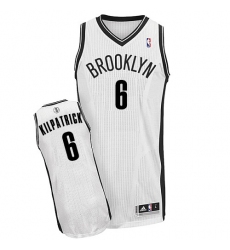 Men's Adidas Brooklyn Nets #6 Sean Kilpatrick Authentic White Home NBA Jersey