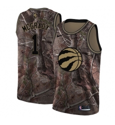 Youth Nike Toronto Raptors #1 Tracy Mcgrady Swingman Camo Realtree Collection NBA Jersey