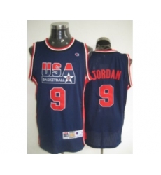 1992 Olympics Team USA #9 Michael Jordan Navy Blue Swingman Jersey