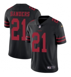 Youth Nike San Francisco 49ers #21 Deion Sanders Elite Black NFL Jersey