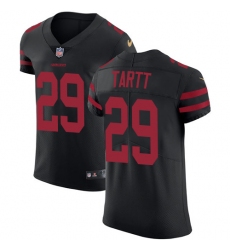 Men's Nike San Francisco 49ers #29 Jaquiski Tartt Black Alternate Vapor Untouchable Elite Player NFL Jersey