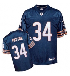 Reebok Chicago Bears #34 Walter Payton Blue Team Color Premier EQT Throwback NFL Jersey