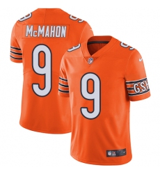 Men's Nike Chicago Bears #9 Jim McMahon Limited Orange Rush Vapor Untouchable NFL Jersey