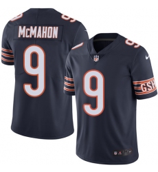 Men's Nike Chicago Bears #9 Jim McMahon Navy Blue Team Color Vapor Untouchable Limited Player NFL Jersey