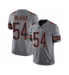 Men's Chicago Bears #54 Brian Urlacher Limited Silver Inverted Legend Football Jersey