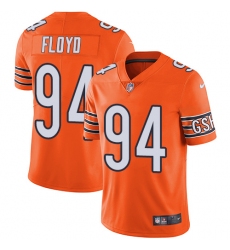 Men's Nike Chicago Bears #94 Leonard Floyd Limited Orange Rush Vapor Untouchable NFL Jersey