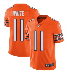 Youth Nike Chicago Bears #11 Kevin White Limited Orange Rush Vapor Untouchable NFL Jersey