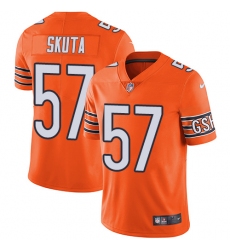 Youth Nike Chicago Bears #57 Dan Skuta Limited Orange Rush Vapor Untouchable NFL Jersey