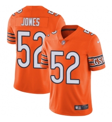 Men's Nike Chicago Bears #52 Christian Jones Limited Orange Rush Vapor Untouchable NFL Jersey