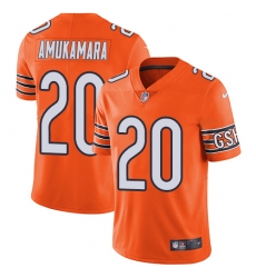 Men's Nike Chicago Bears #20 Prince Amukamara Limited Orange Rush Vapor Untouchable NFL Jersey