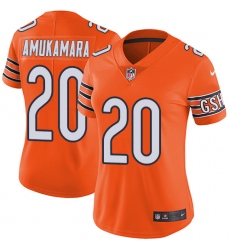 Women's Nike Chicago Bears #20 Prince Amukamara Limited Orange Rush Vapor Untouchable NFL Jersey