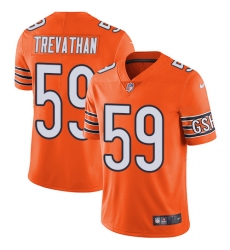 Men's Nike Chicago Bears #59 Danny Trevathan Elite Orange Rush Vapor Untouchable NFL Jersey