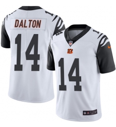 Youth Nike Cincinnati Bengals #14 Andy Dalton Limited White Rush Vapor Untouchable NFL Jersey