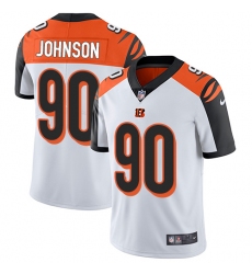 Youth Nike Cincinnati Bengals #90 Michael Johnson Elite White NFL Jersey