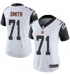 Women's Nike Cincinnati Bengals #71 Andre Smith Limited White Rush Vapor Untouchable NFL Jersey