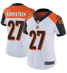 Women's Nike Cincinnati Bengals #27 Dre Kirkpatrick Vapor Untouchable Limited White NFL Jersey