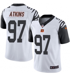 Youth Nike Cincinnati Bengals #97 Geno Atkins Limited White Rush Vapor Untouchable NFL Jersey