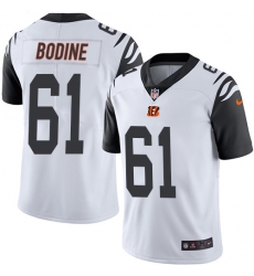 Men's Nike Cincinnati Bengals #61 Russell Bodine Limited White Rush Vapor Untouchable NFL Jersey