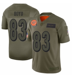 Women's Cincinnati Bengals #83 Tyler Boyd Limited Camo 2019 Salute to Service Football Jersey
