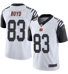 Youth Nike Cincinnati Bengals #83 Tyler Boyd Limited White Rush Vapor Untouchable NFL Jersey