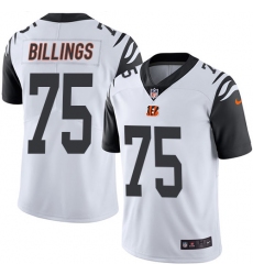 Men's Nike Cincinnati Bengals #75 Andrew Billings Limited White Rush Vapor Untouchable NFL Jersey