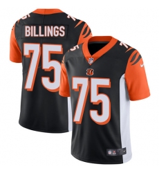 Men's Nike Cincinnati Bengals #75 Andrew Billings Vapor Untouchable Limited Black Team Color NFL Jersey