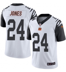 Men's Nike Cincinnati Bengals #24 Adam Jones Limited White Rush Vapor Untouchable NFL Jersey