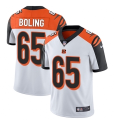 Youth Nike Cincinnati Bengals #65 Clint Boling Elite White NFL Jersey