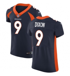 Men's Nike Denver Broncos #9 Riley Dixon Navy Blue Alternate Vapor Untouchable Elite Player NFL Jersey