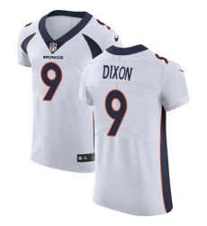 Men's Nike Denver Broncos #9 Riley Dixon White Vapor Untouchable Elite Player NFL Jersey