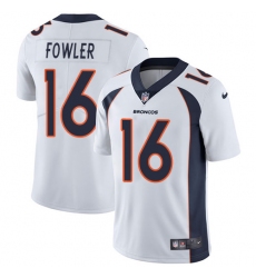 Men's Nike Denver Broncos #16 Bennie Fowler White Vapor Untouchable Limited Player NFL Jersey