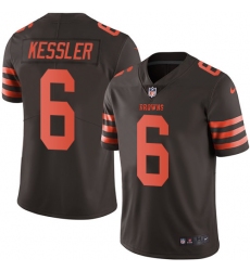 Youth Nike Cleveland Browns #6 Cody Kessler Limited Brown Rush Vapor Untouchable NFL Jersey