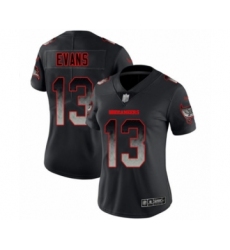 Women's Tampa Bay Buccaneers #13 Mike Evans Limited Black Smoke Fashion Football Jersey