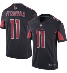 Men's Nike Arizona Cardinals #11 Larry Fitzgerald Limited Black Rush Vapor Untouchable NFL Jersey