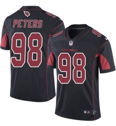 Youth Nike Arizona Cardinals #98 Corey Peters Limited Black Rush Vapor Untouchable NFL Jersey