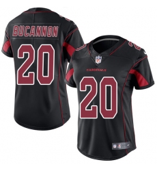 Women's Nike Arizona Cardinals #20 Deone Bucannon Limited Black Rush Vapor Untouchable NFL Jersey