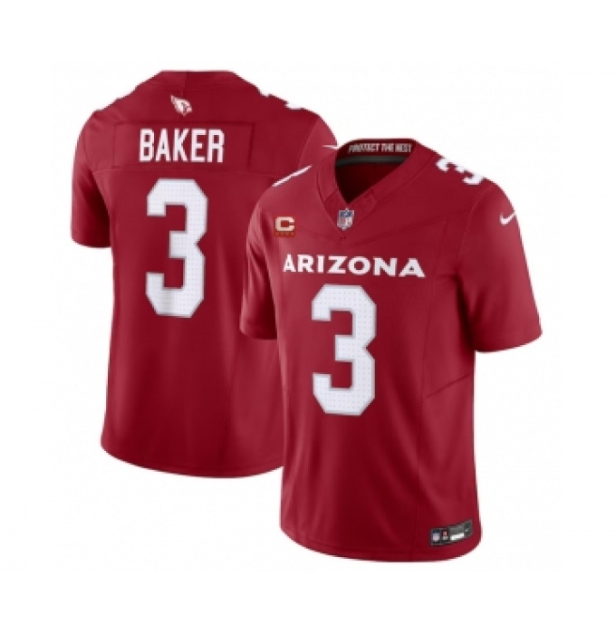 Men's Nike Arizona Cardinals #3 Budda Baker Red 2023 F.U.S.E. 4-Star C Vapor Untouchable F.U.S.E. Limited Football Stitched Jersey