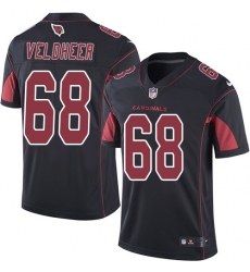 Men's Nike Arizona Cardinals #68 Jared Veldheer Limited Black Rush Vapor Untouchable NFL Jersey