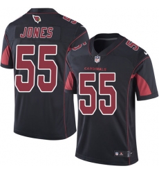 Men's Nike Arizona Cardinals #55 Chandler Jones Limited Black Rush Vapor Untouchable NFL Jersey