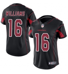 Women's Nike Arizona Cardinals #16 Chad Williams Limited Black Rush Vapor Untouchable NFL Jersey