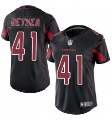 Women's Nike Arizona Cardinals #41 Antoine Bethea Limited Black Rush Vapor Untouchable NFL Jersey