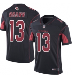 Men's Nike Arizona Cardinals #13 Jaron Brown Limited Black Rush Vapor Untouchable NFL Jersey