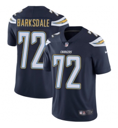 Men's Nike Los Angeles Chargers #72 Joe Barksdale Navy Blue Team Color Vapor Untouchable Limited Player NFL Jersey
