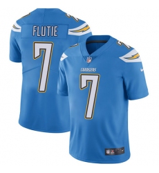 Youth Nike Los Angeles Chargers #7 Doug Flutie Elite Electric Blue Alternate NFL Jersey