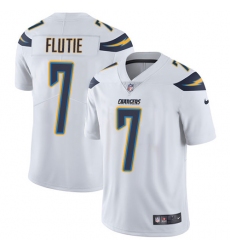 Youth Nike Los Angeles Chargers #7 Doug Flutie Elite White NFL Jersey