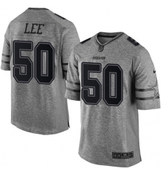 Men's Nike Dallas Cowboys #50 Sean Lee Limited Gray Gridiron NFL Jersey