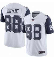 Youth Nike Dallas Cowboys #88 Dez Bryant Limited White Rush Vapor Untouchable NFL Jersey